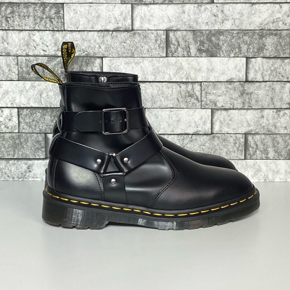 Dr. Martens Black Leather Ankle Boots
